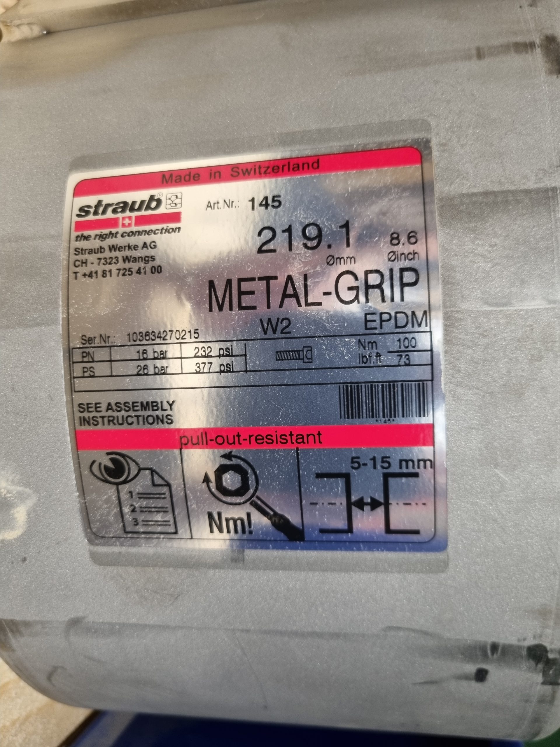 Straub Metal Grip 219.1