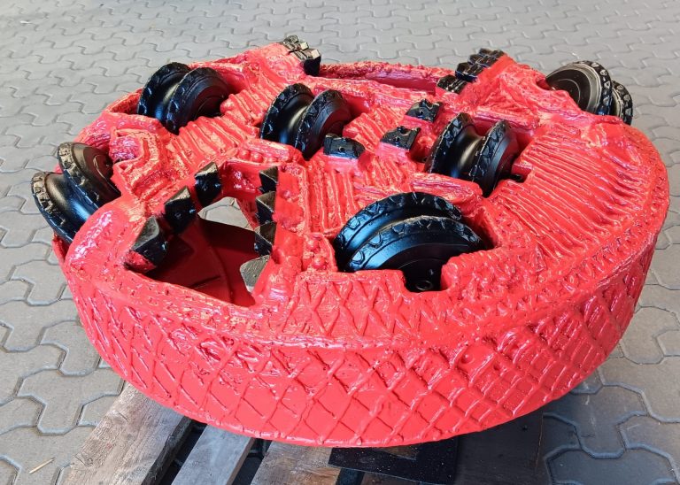 USED- Mixed Ground Cutting Wheel for AVN800XC with OD 990mm, refurbished and in working order - Image 5