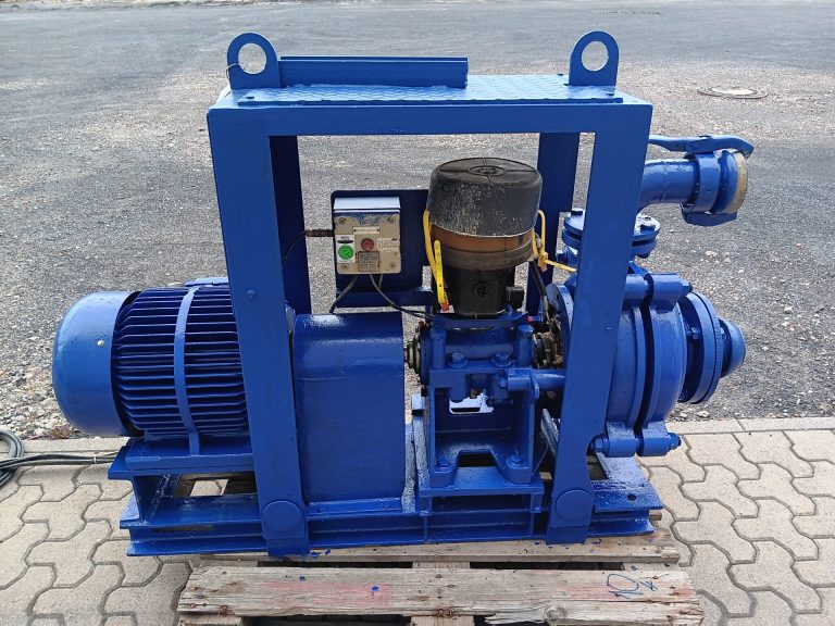 Warman Förderpumpe AH 4/3 mit 18,5 kW Motor (400V/50Hz), Kupplung und Grundrahmen - gebraucht (2x vorrätig)