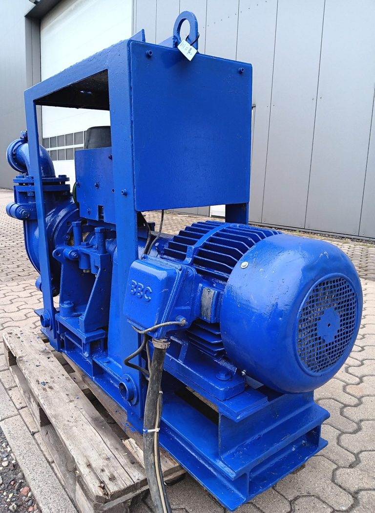 Warman Förderpumpe AH 4/3 mit 18,5 kW Motor (400V/50Hz), Kupplung und Grundrahmen - gebraucht (2x vorrätig) – Bild 5
