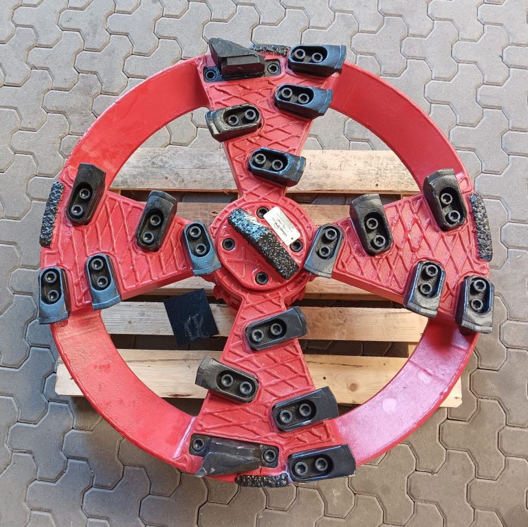USED- Soft ground cutting wheel for upsized AVN800XC with OD1140mm, refurbished and in working order