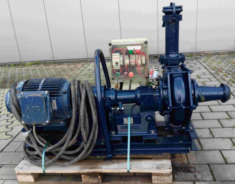 NPW54 Förderpumpe mit 18,5 kW Motor (400V/50Hz), Kupplung und Grundrahmen - gebraucht