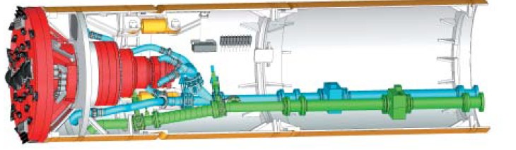 Herrenknecht AVN1200XC M-3xxM with Mixed Ground Cutting Wheel (OD1505mm) and optional upsizing kit with OD 1740mm