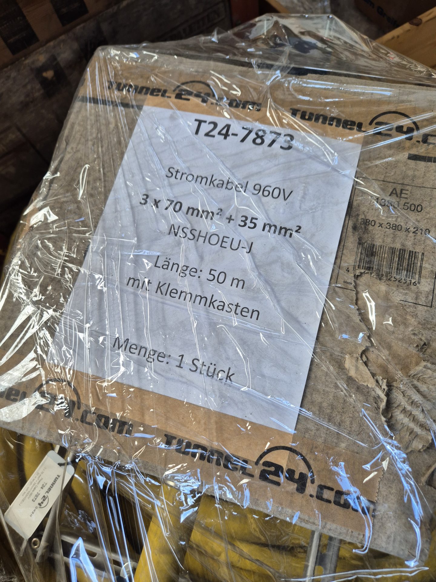 NEU- 960V, 3x70mm²+35mm² NSSHOEU-J, 50 m lang, mit Klemmkasten